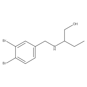 2-{[(3,4-Dibromophenyl)methyl]amino}butan-1-ol Structure