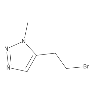 5-(2-bromoethyl)-1-methyl-1H-1,2,3-triazole结构式