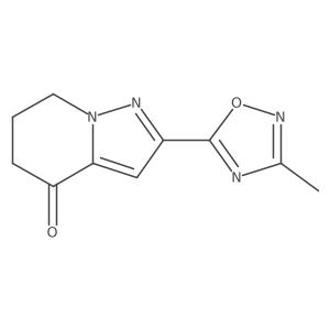 2-(3-Methyl-1,2,4-oxadiazol-5-yl)-6,7-dihydropyrazolo[1,5-a]pyridin-4(5H)-one Structure