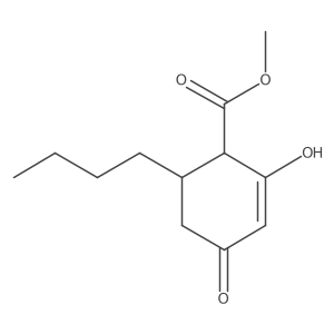 Methyl-6-Butyl-2-hydroxy-4-oxocyclohex-2-ene Carboxylate Structure