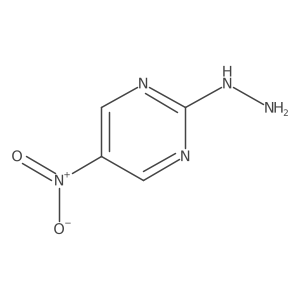 2-Hydrazono-5-nitro-1,2-dihydropyrimidine Structure