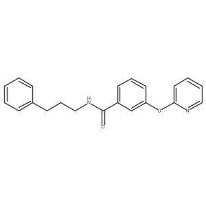 N-(3-phenylpropyl)-3-(pyridin-2-yloxy)benzamide结构式