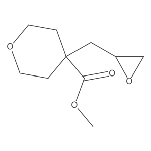 Methyl 4-[(oxiran-2-yl)methyl]oxane-4-carboxylate Structure