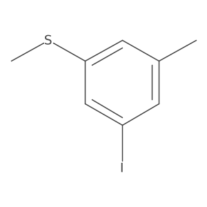 (3-Iodo-5-methylphenyl)(methyl)sulfane结构式