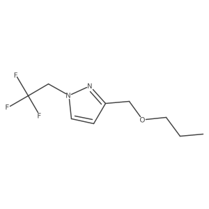 3-(propoxymethyl)-1-(2,2,2-trifluoroethyl)-1H-pyrazole Structure