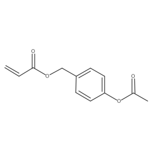 4-Acetoxybenzyl acrylate结构式