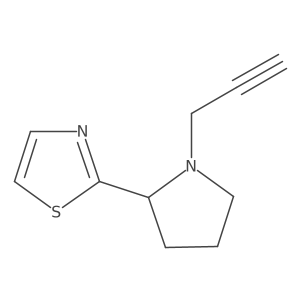 2-(1-Prop-2-ynylpyrrolidin-2-yl)-1,3-thiazole Structure