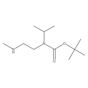 tert-butyl N-[2-(methylamino)ethyl]-N-(propan-2-yl)carbamate Structure