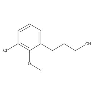 3-(3-Chloro-2-methoxyphenyl)propan-1-ol Structure