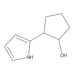 2-(1H-pyrrol-2-yl)cyclopentan-1-ol Structure