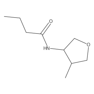 N-(4-methyloxolan-3-yl)butanamide Structure