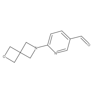 6-{2-Oxa-6-azaspiro[3.3]heptan-6-yl}pyridine-3-carbaldehyde Structure