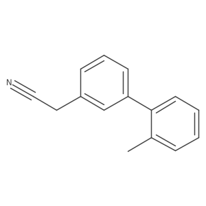 2-[3-(2-Methylphenyl)phenyl]acetonitrile Structure
