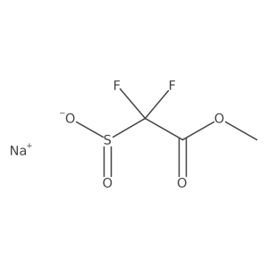 Sodium 1,1-difluoro-2-methoxy-2-oxoethane-1-sulfinate Structure