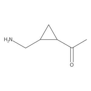 rac-1-[(1R,2S)-2-(aminomethyl)cyclopropyl]ethan-1-one Structure