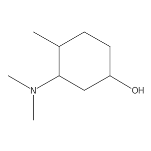 3-(Dimethylamino)-4-methylcyclohexan-1-ol Structure