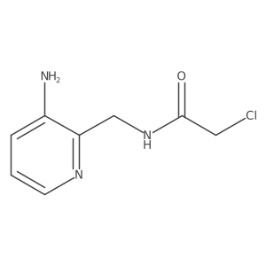 N-[(3-aminopyridin-2-yl)methyl]-2-chloroacetamide结构式