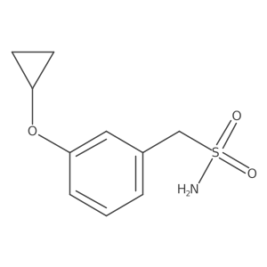 (3-Cyclopropoxyphenyl)methanesulfonamide结构式