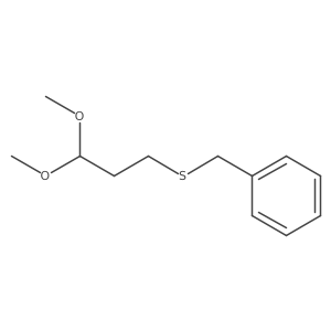 {[(3,3-Dimethoxypropyl)sulfanyl]methyl}benzene Structure