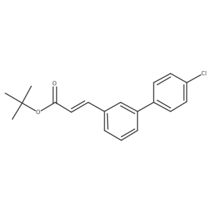 tert-butyl (2E)-3-{4'-chloro-[1,1'-biphenyl]-3-yl}prop-2-enoate Structure