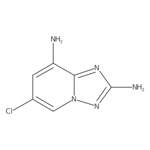 6-Chloro-[1,2,4]triazolo[1,5-a]pyridine-2,8-diamine Structure