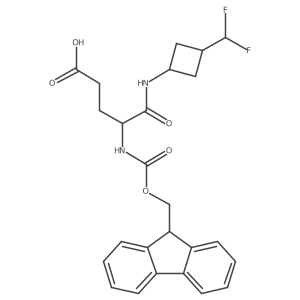 4-{[3-(difluoromethyl)cyclobutyl]carbamoyl}-4-({[(9H-fluoren-9-yl)methoxy]carbonyl}amino)butanoic acid Structure