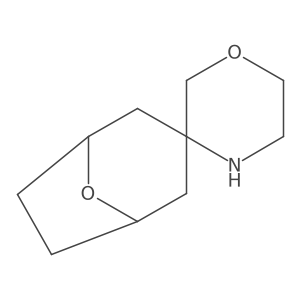 8-Oxaspiro[bicyclo[3.2.1]octane-3,3'-morpholine]结构式