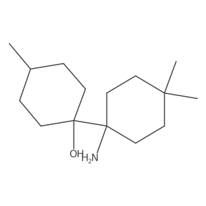 1-(1-Amino-4,4-dimethylcyclohexyl)-4-methylcyclohexan-1-ol Structure