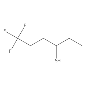 6,6,6-Trifluorohexane-3-thiol结构式
