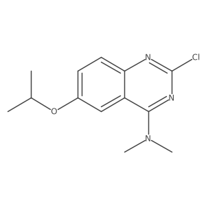 2-chloro-N,N-dimethyl-6-(propan-2-yloxy)quinazolin-4-amine Structure