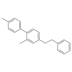 4-(Benzyloxy)-2-fluoro-1-(4-methylphenyl)benzene Structure