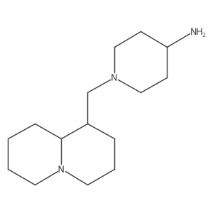 1-(Octahydro-2H-quinolizin-1-ylmethyl)-4-piperidinamine结构式