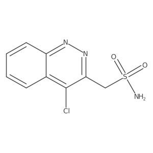 (4-Chlorocinnolin-3-yl)methanesulfonamide结构式