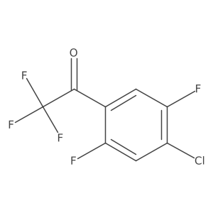1-(4-Chloro-2,5-difluorophenyl)-2,2,2-trifluoroethan-1-one Structure