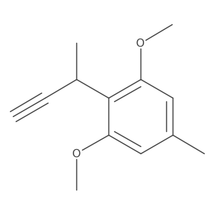 2-(But-3-yn-2-yl)-1,3-dimethoxy-5-methylbenzene Structure