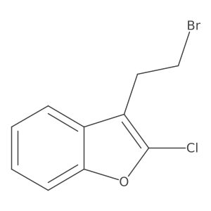 3-(2-Bromoethyl)-2-chloro-1-benzofuran Structure