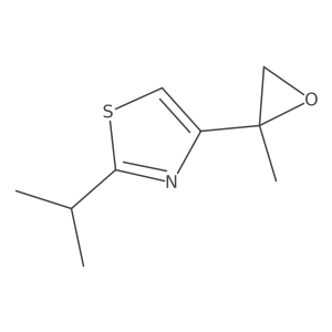 4-(2-Methyloxiran-2-yl)-2-(propan-2-yl)-1,3-thiazole Structure