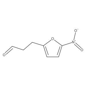 3-(5-Nitrofuran-2-yl)propanal结构式