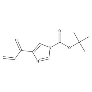 tert-butyl 4-(prop-2-enoyl)-1H-imidazole-1-carboxylate结构式