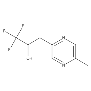 1,1,1-Trifluoro-3-(5-methylpyrazin-2-yl)propan-2-ol Structure