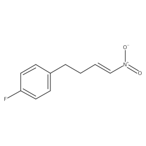 1-Fluoro-4-(4-nitrobut-3-en-1-yl)benzene Structure