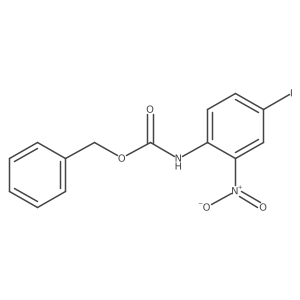 benzyl N-(4-iodo-2-nitrophenyl)carbamate Structure