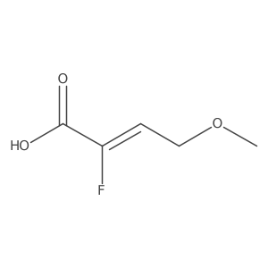 (Z)-2-Fluoro-4-methoxybut-2-enoic acid结构式