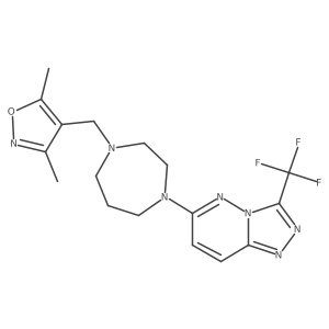 1-[(3,5-Dimethyl-1,2-oxazol-4-yl)methyl]-4-[3-(trifluoromethyl)-[1,2,4]triazolo[4,3-b]pyridazin-6-yl]-1,4-diazepane Structure