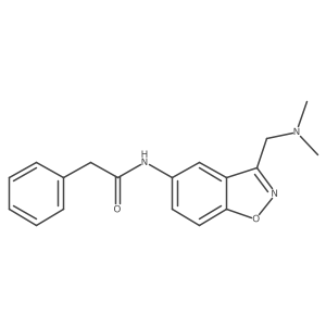 N-[3-[(Dimethylamino)methyl]-1,2-benzoxazol-5-yl]-2-phenylacetamide Structure