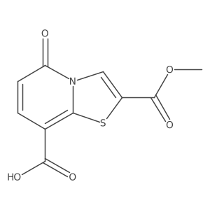 2-(Methoxycarbonyl)-5-oxo-5H-thiazolo[3,2-a]pyridine-8-carboxylic acid结构式