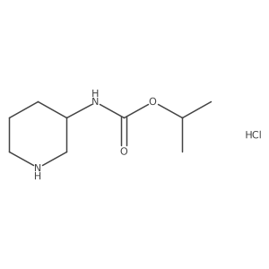 Propan-2-yl N-piperidin-3-ylcarbamate;hydrochloride结构式