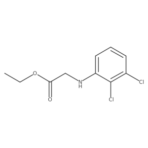 N-(2,3-Dichlorophenyl)glycine ethyl ester结构式