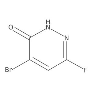 4-Bromo-6-fluoropyridazin-3(2H)-one结构式