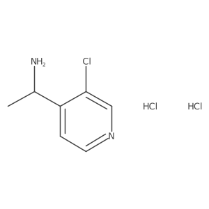 (1R)-1-(3-chloropyridin-4-yl)ethan-1-amine dihydrochloride Structure